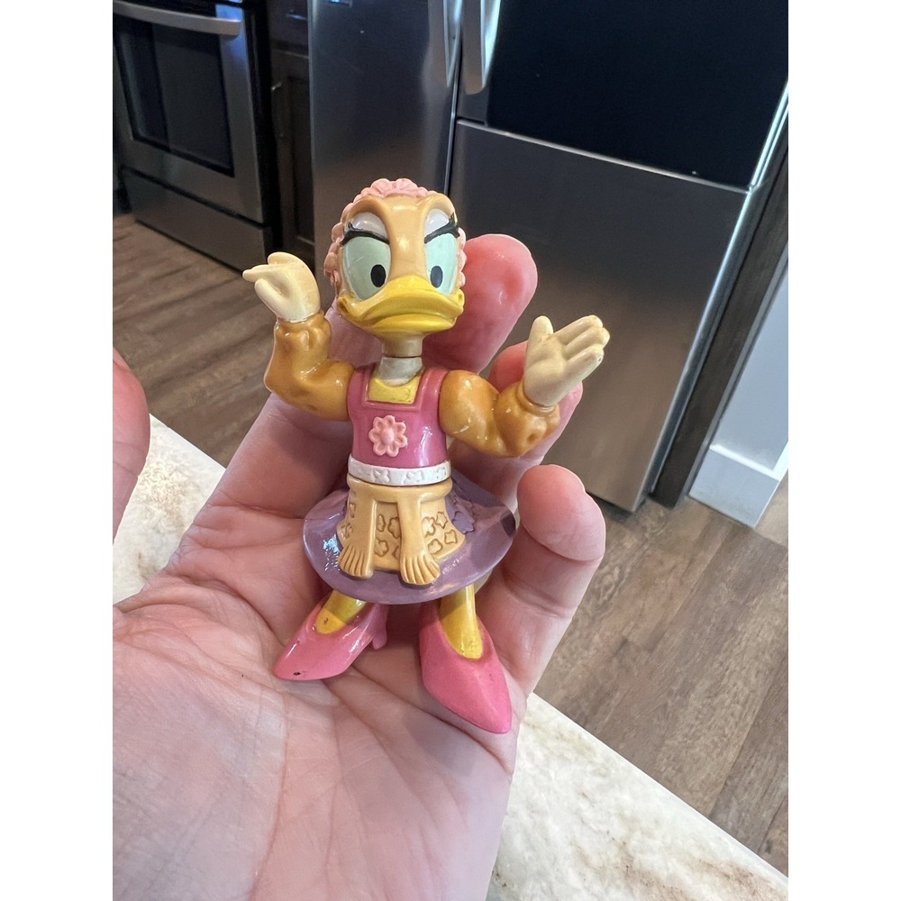 Vintage Disney Daisy Duck Epcot Center Mexican Dance Poseable Figure 3.5"